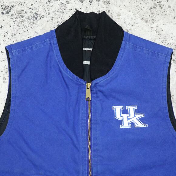 Vintage Carhartt 101000 433 Kentucky University Blue Arctic Vest Size Medium - Picture 7 of 11